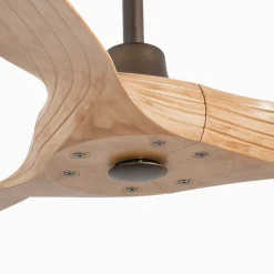 Ventilatori Da Soffitto-Selezionato da Mazzolaluce Ventilatore da soffitto con pale in legno 28mq silenzioso