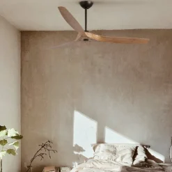 Ventilatori Da Soffitto-Selezionato da Mazzolaluce Ventilatore da soffitto con pale in legno 28mq silenzioso