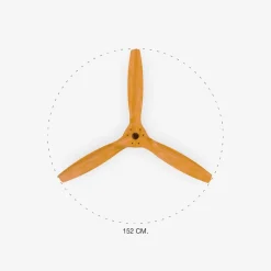 Ventilatori Da Soffitto-Selezionato da Mazzolaluce Ventilatore da soffitto con pale in legno 28mq silenzioso