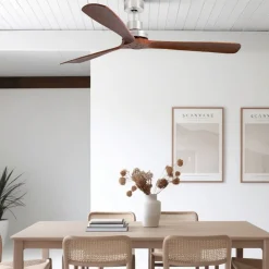 Ventilatori Da Soffitto-Selezionato da Mazzolaluce Ventilatore da soffitto con telecomando 39mq pale in legno