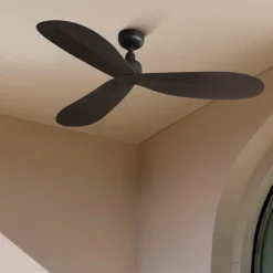 Ventilatori Da Soffitto-Selezionato da Mazzolaluce Ventilatore da soffitto da esterno marrone con app telecomando max 17mq