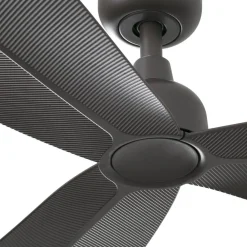 Ventilatori Da Soffitto-Selezionato da Mazzolaluce Ventilatore da soffitto da esterno marrone con app telecomando max 17mq