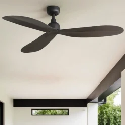 Ventilatori Da Soffitto-Selezionato da Mazzolaluce Ventilatore da soffitto design marrone ip44 smart app tuya 13-17mq