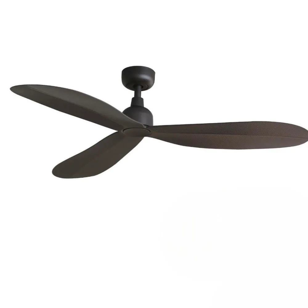 Ventilatori Da Soffitto-Selezionato da Mazzolaluce Ventilatore da soffitto design marrone ip44 smart app tuya 13-17mq