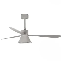 Ventilatori Da Soffitto-Selezionato da Mazzolaluce Ventilatore da soffitto grigio con led cct app tuya motore silenzioso 28mq