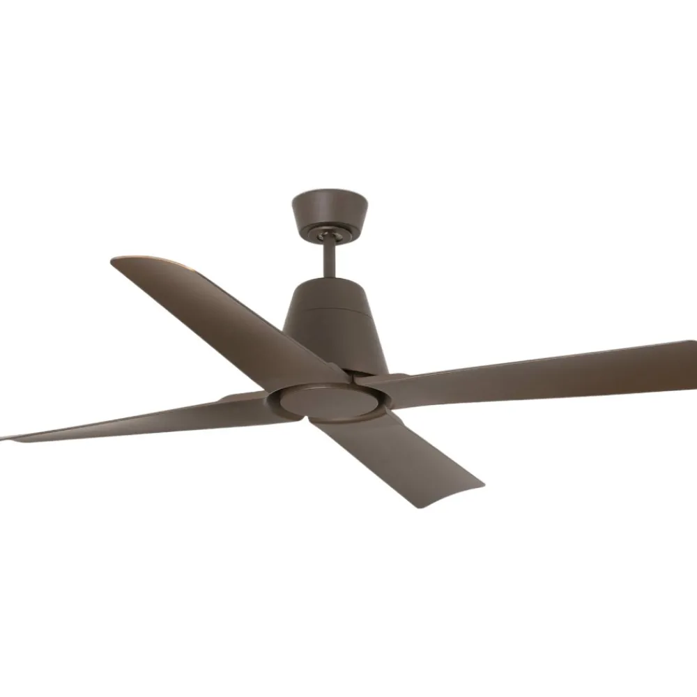 Ventilatori Da Soffitto-Selezionato da Mazzolaluce Ventilatore da soffitto marrone ip44 per esterno 13-18mq