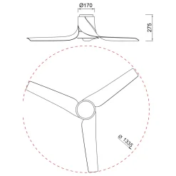 Ventilatori Da Soffitto-Selezionato da Mazzolaluce Ventilatore da soffitto moderno bianco con led cct ambienti 20mq motore dc