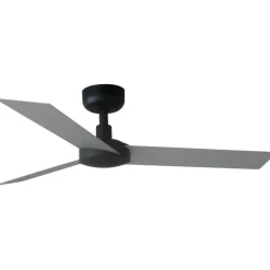 Ventilatori Da Soffitto-Selezionato da Mazzolaluce Ventilatore da soffitto 28mq a pale silenzioso grigio nero con telecomando