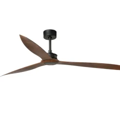 Ventilatori Da Soffitto-Selezionato da Mazzolaluce Ventilatore da soffitto 39mq pale marrone con telecomando