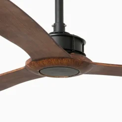Ventilatori Da Soffitto-Selezionato da Mazzolaluce Ventilatore da soffitto 39mq pale marrone con telecomando