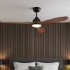 Ventilatori Da Soffitto-Selezionato da Mazzolaluce Ventilatore da soffitto nero con luce led 2700k app smart tuya 28mq