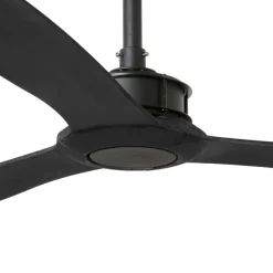 Ventilatori Da Soffitto-Selezionato da Mazzolaluce Ventilatore da soffitto nero a pale 39mq silenzioso con telecomando