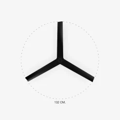 Ventilatori Da Soffitto-Selezionato da Mazzolaluce Ventilatore da soffitto nero 28mq smart app motore dc
