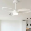Ventilatori Da Soffitto-Selezionato da Mazzolaluce Ventilatore da soffitto per cameretta bianco luce led cct con telecomando 13mq