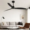 Ventilatori Da Soffitto-Selezionato da Mazzolaluce Ventilatore da soffitto per salotto nero ambienti max 17mq smart app