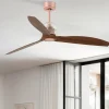 Ventilatori Da Soffitto-Selezionato da Mazzolaluce Ventilatore da soffitto rame stanze da 13-17mq con telecomando