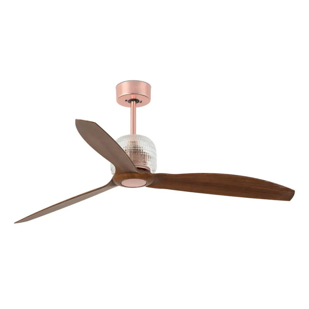 Ventilatori Da Soffitto-Selezionato da Mazzolaluce Ventilatore da soffitto rame stanze da 13-17mq con telecomando