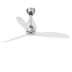 Ventilatori Da Soffitto-Selezionato da Mazzolaluce Ventilatore da soffitto smart app trasparente ambienti max 17mq