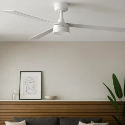 Ventilatori Da Soffitto-Selezionato da Mazzolaluce Ventilatore da soffitto smart con luce pale bianco da 28mq