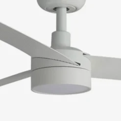 Ventilatori Da Soffitto-Selezionato da Mazzolaluce Ventilatore da soffitto smart con luce pale bianco da 28mq