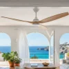 Ventilatori Da Soffitto-Selezionato da Mazzolaluce Ventilatore da soffitto smart app bianco ambienti 28mq led cct