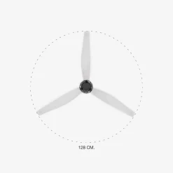 Ventilatori Da Soffitto-Selezionato da Mazzolaluce Ventilatore da soffti trasparente smart app stanze max 17mq