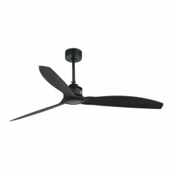 Ventilatori Da Soffitto-Selezionato da Mazzolaluce Ventilatore nero a soffitto a pale silenzioso 17mq