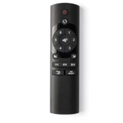 Ventilatori Da Soffitto-Selezionato da Mazzolaluce Ventilatore nero da soffitto con luce 28mq a pale silenzioso