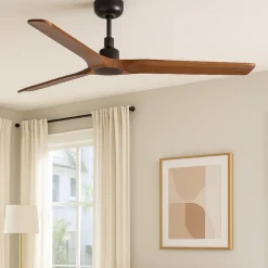 Ventilatori Da Soffitto-Selezionato da Mazzolaluce Ventilatore pale in legno da tetto silenzioso 28mq