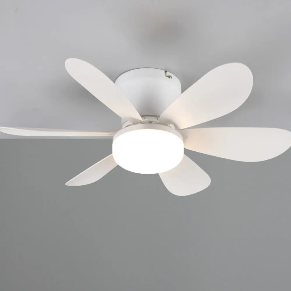 Ventilatori Da Soffitto-Selezionato da Mazzolaluce Ventilatore palermo bianco da soffitto con luce telecomando
