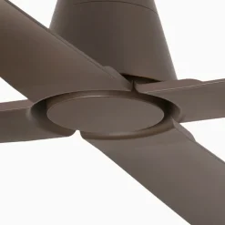 Ventilatori Da Soffitto-Selezionato da Mazzolaluce Ventilatore per esterno da soffitto a pale marrone 18mq