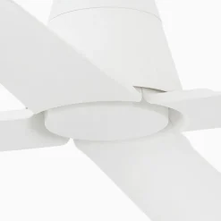 Ventilatori Da Soffitto-Selezionato da Mazzolaluce Ventilatore per esterno da soffitto 18mq silenzioso bianco a pale