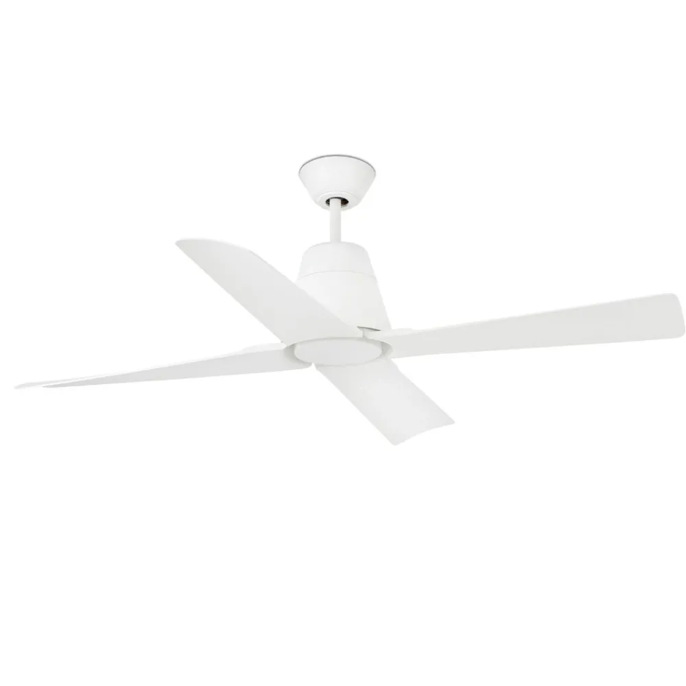 Ventilatori Da Soffitto-Selezionato da Mazzolaluce Ventilatore per esterno da soffitto 18mq silenzioso bianco a pale