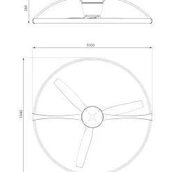 Ventilatori Da Soffitto-Selezionato da Mazzolaluce Ventilatore plafoniera con luce silenzioso bianco pale di legno con telecomando