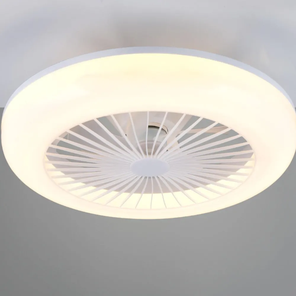 Ventilatori Da Soffitto-Selezionato da Mazzolaluce Ventilatore silenzioso a plafoniera con luce telecomando