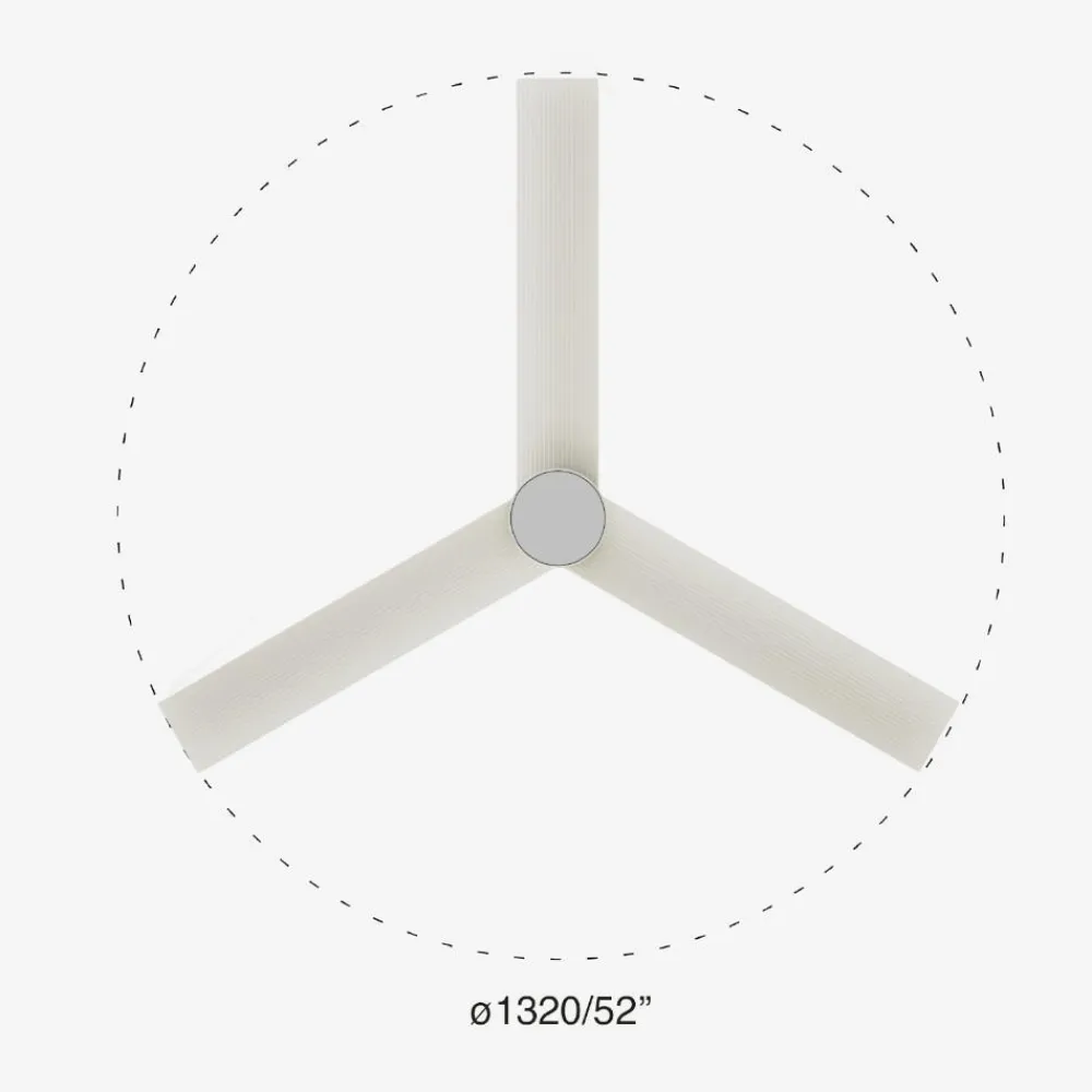 Ventilatori Da Soffitto-Selezionato da Mazzolaluce Ventilatore smart a soffitto con luce 28mq legno nocciola