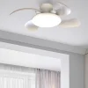 Ventilatori Da Soffitto-Selezionato da Mazzolaluce Ventilatore soffitto pale richiudibili bianco led cct telecomando stanza 13mq