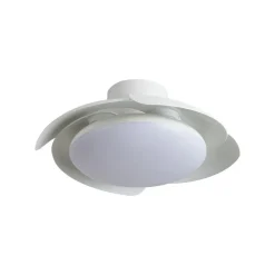 Ventilatori Da Soffitto-Selezionato da Mazzolaluce Ventilatore soffitto pale richiudibili bianco led cct telecomando stanza 13mq
