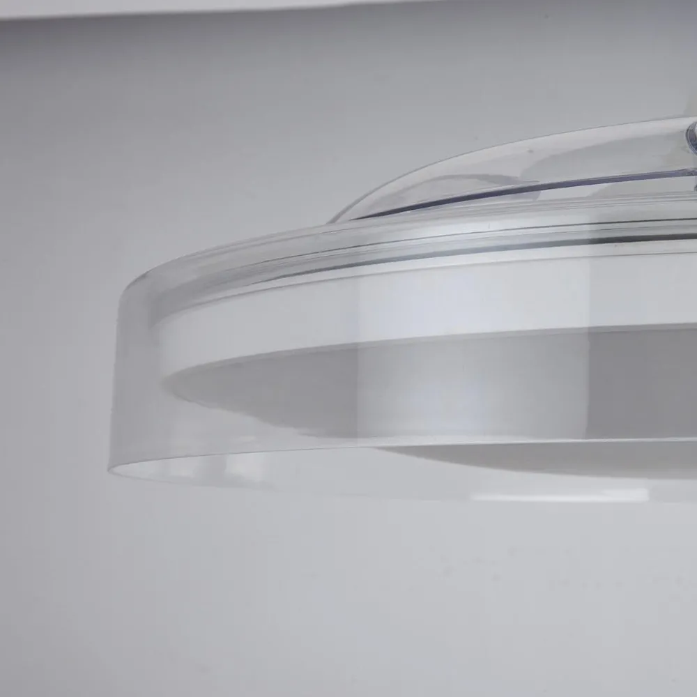 Ventilatori Da Soffitto-Selezionato da Mazzolaluce Ventilatore soffitto pale richiudibili led 40w cct telecomando 15-20mq