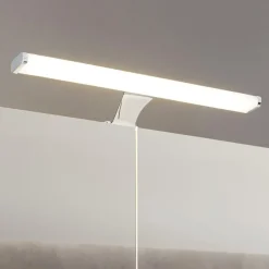 Applique Da Bagno-Eglo Vinchio applique da bagno moderno per specchio led 3000k ip44