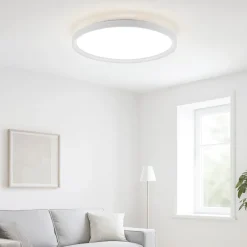 Plafoniere Moderne-Vivida International Vivida atena plafoniera da cucina rotonda bianca led 48w 3000k 4000k