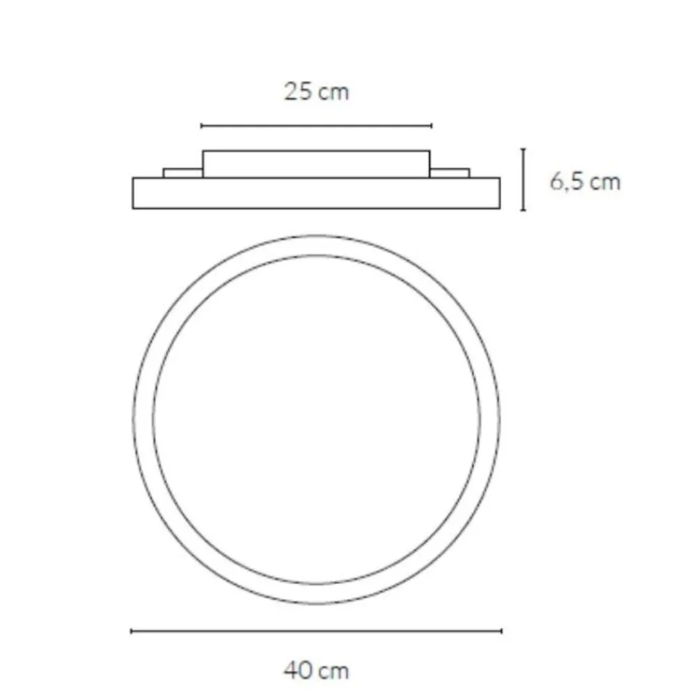 Plafoniere Moderne-Vivida International Vivida atena plafoniera per cucina bianca led 3000k 4000k minimal