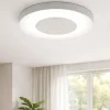 Plafoniere Moderne-Vivida International Vivida aurea plafoniera bianca led 24w 3000k 4000k dimmerabile
