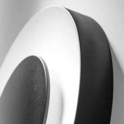 Plafoniere Moderne-Vivida International Vivida aurea plafoniera tonda nera led 38w cct 60cm per ufficio