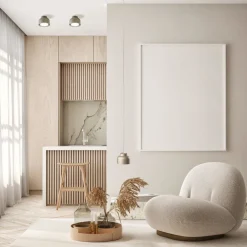 Applique Da Parete-Vivida International Vivida bottone applique led sabbia design moderno