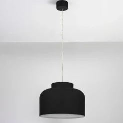Lampadari Cucina-Vivida International Vivida bottone lampadario da cucina dimmerabile nero biemissione con telecomando