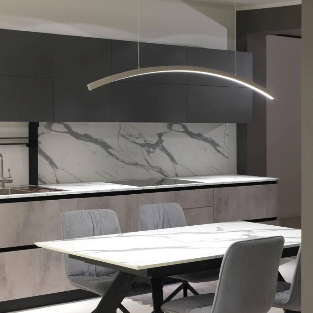 Lampadari Cucina-Vivida International Vivida bow lampadario sabbia led 30w 3000k 4000k per cucina