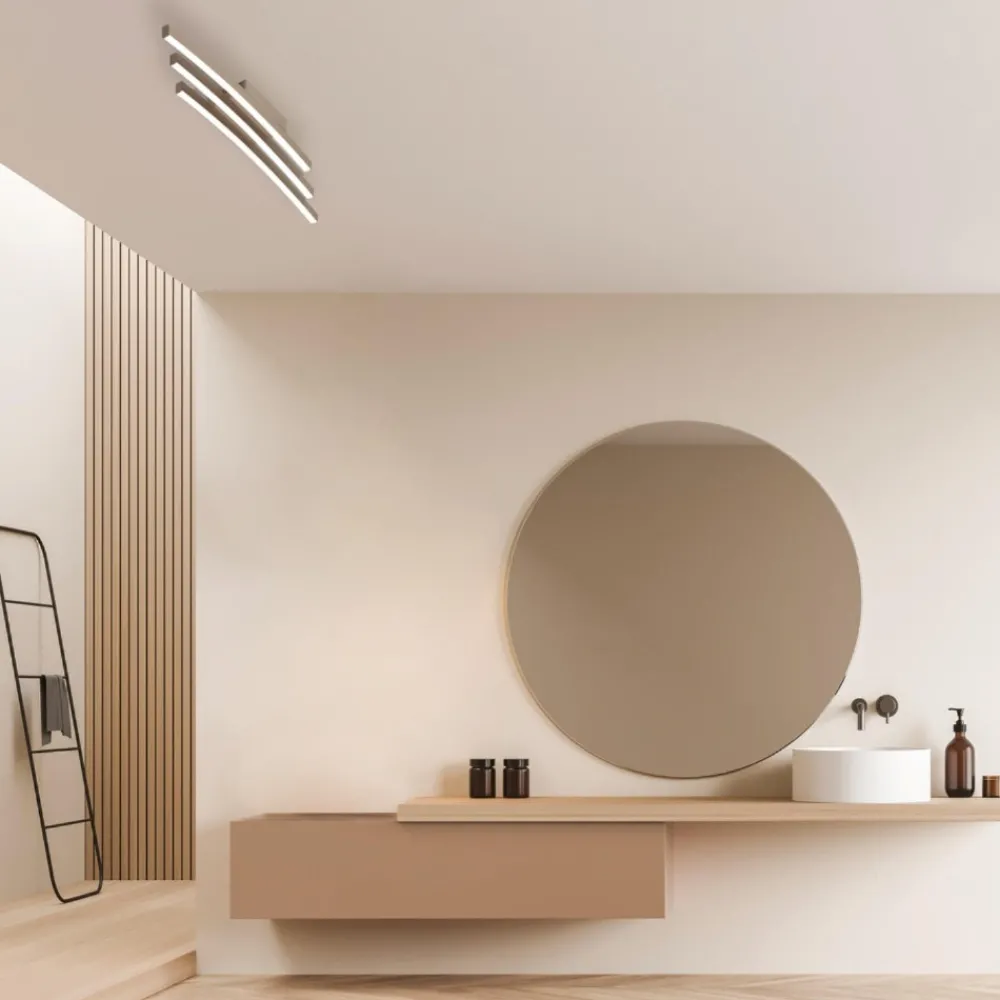 Plafoniere Moderne-Vivida International Vivida bow sabbia plafoniera led 36w 3000k 4000k design moderna