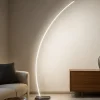 Lampade Da Terra-Vivida International Vivida bracket lampada ad arco nera led 33w 3000k 4000k