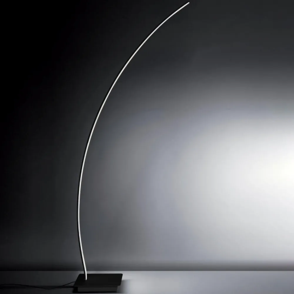 Lampade Da Terra-Vivida International Vivida bracket lampada ad arco nera led 33w 3000k 4000k